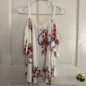 Off White Floral Shirt